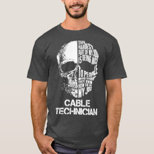 T-shirt Technicien par câble