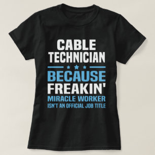 T-shirt Technicien par câble