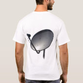 T-SHIRT TECHNICIEN PROFESSIONNEL D'ANTENNE PARABOLIQUE (Dos)