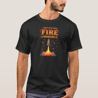 T-shirt Technicien Pyrotechnique Fireworks Expert Spécial 