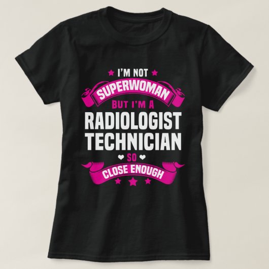 T-shirt Technicien radiologue (Design devant)