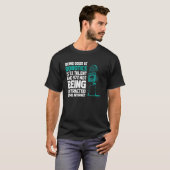 T-shirt Technicien robotique distrait Robot Robot Technici (Devant entier)