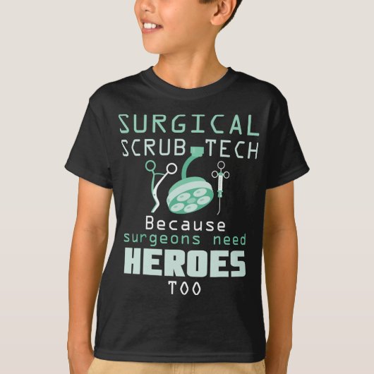 T-shirt Technicien Scrub Drôle Ou Technique Chirurgie Su (Devant)