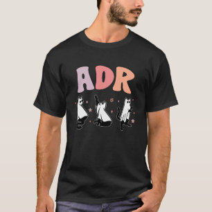 T-shirt Technicien Vétérinaire Fantôme de Chat ADR Hallowe