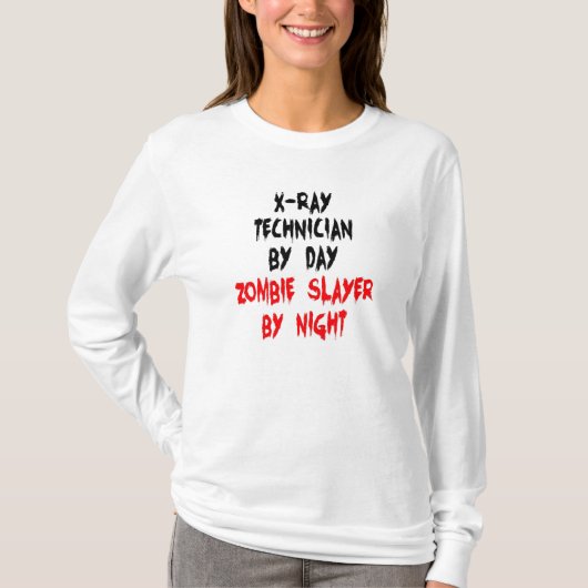 T-shirt Technicien Zombie Slayer XRay (Devant)