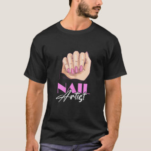 T-shirt Technicienne de l'ongle Cosmetologue manicuriste N
