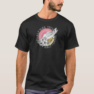 T-shirt Technicienne en ongles féminins, moitié café, manu