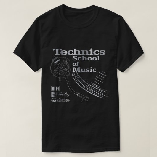 T-shirt Technics École De Musique (Design devant)