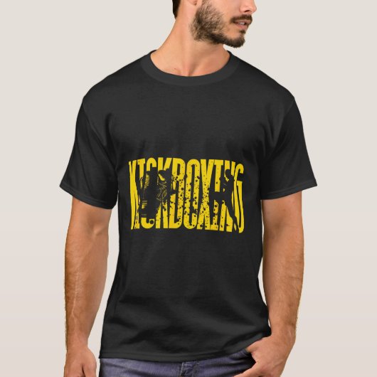 T-shirt Technique de combat de kickboxing (Devant)