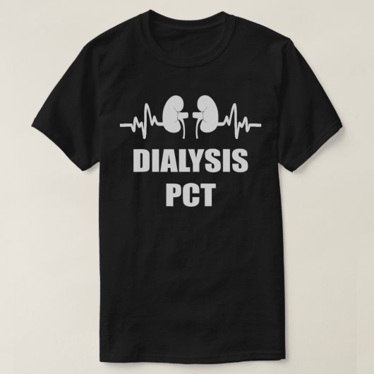 T-shirt Technique de soins aux patients Techni de la dialy (Design devant)