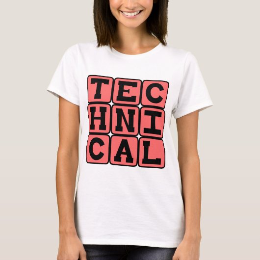 T-shirt Technique, Règles pour la Technique (Devant)