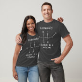T-shirt Techniquement l'alcool est une solution amusante N (Unisexe)