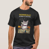 T-shirt Techniquement L'Alcool Est Une Solution Chimie Dri (Devant)