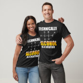T-shirt Techniquement L'Alcool Est Une Solution Chimique (Unisexe)
