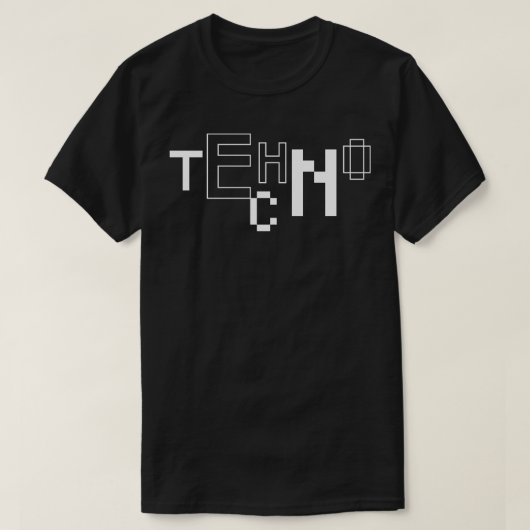T-shirt techno 4 (Design devant)