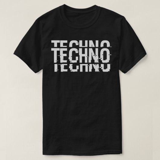 T-shirt techno audacieux (Design devant)