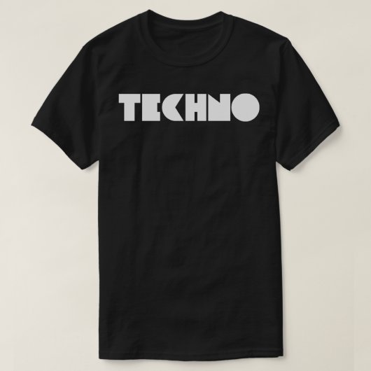 T-shirt TECHNO bold 1 (Design devant)