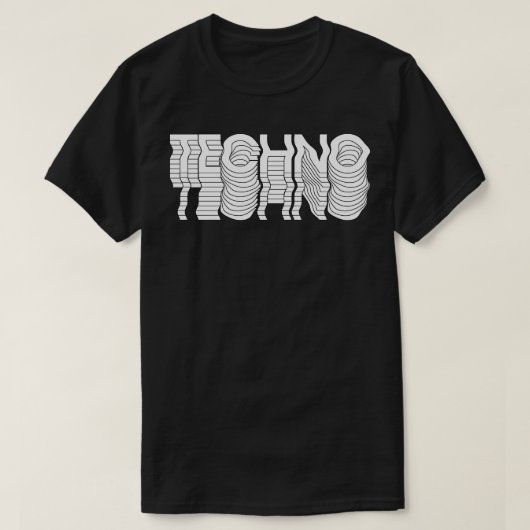 T-shirt techno dérangé (Design devant)