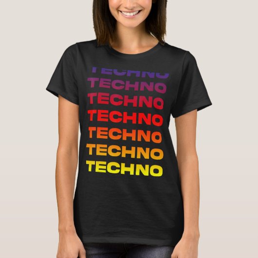 T-shirt Techno Hypnotique Deep Dub Electronic bat IDM EDM (Devant)