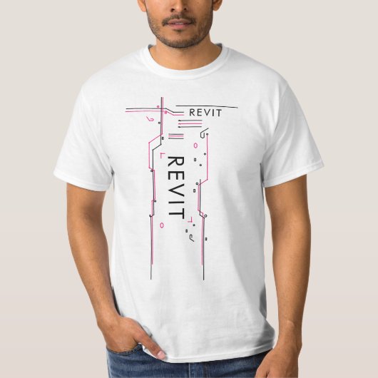 T-shirt Techno Lines Word (Devant)