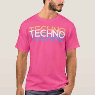 T-shirt Techno Music Rave Gabber - Dj Edm Clubbing Raver