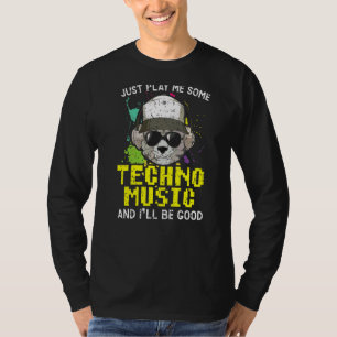 T-shirt Techno Music Trance Raver Headbanger Edm House Mu