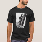 T-shirt Techno Nun House DJ Breakcore Cybergrind Premium (Devant)
