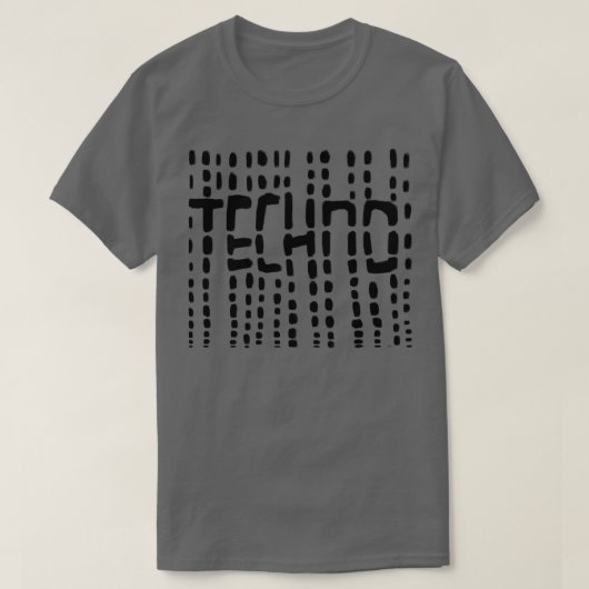T-shirt Techno pour Techno DJ Raver (Design devant)