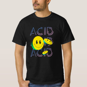 T-shirt Techno Rave Acid Smile Party