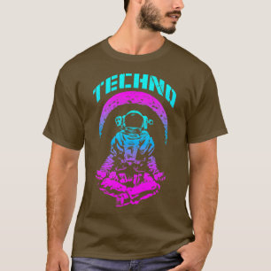 T-shirt Techno Rave EDM Music Festival Trippy Astronaut Ra
