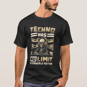 T-shirt Techno Skeleton Raver Electro Hardtekbing Clubbing