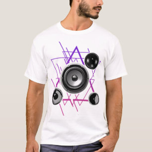 T-shirt Techno Sound Haut-parleur EDM Dance Floor Fun Tee