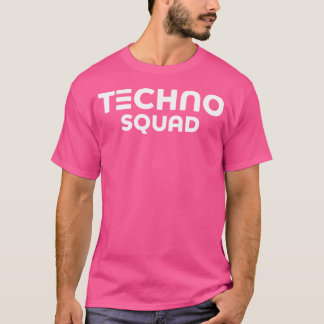 T-shirt Techno Squad Techno Music Edm Rave Correspondance