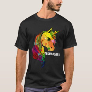 T-shirt Techno Unicorn Trance EDM Rave
