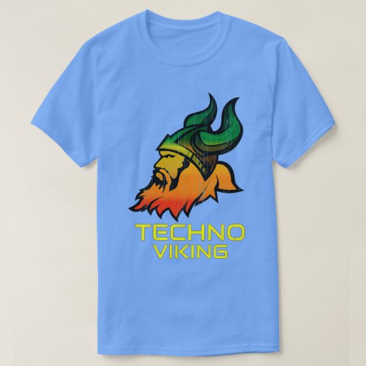 T-shirt Techno Viking Dance Dure (Design devant)