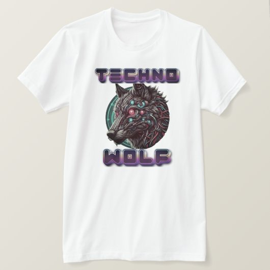 T-shirt Techno Wolf (Design devant)