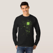 T-shirt Technologie Cpu Ordinateur Nerd Chip Ordinateur (Devant entier)
