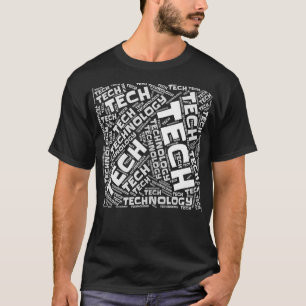T-shirt Technologie de l'information WordArt pour le dével