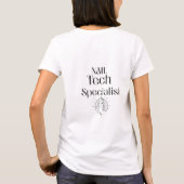 T-shirt Technologie de l'ongle (Dos)