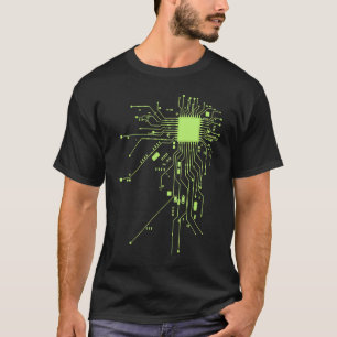 T-shirt Technologie de processeur Nerd Puces informatiques