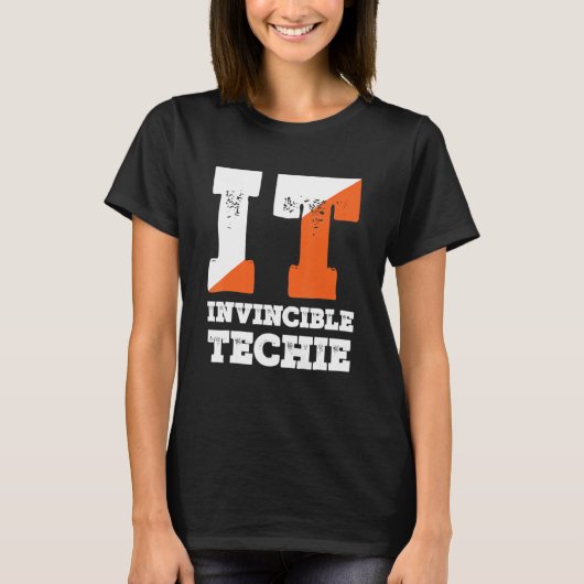 T-shirt Technologie invincible Programmeur Informatique Te (Devant)