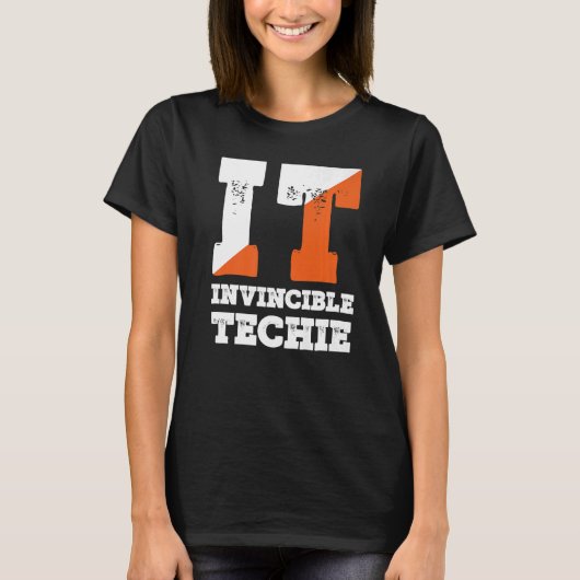 T-shirt Technologie invincible Programmeur Informatique Te (Devant)