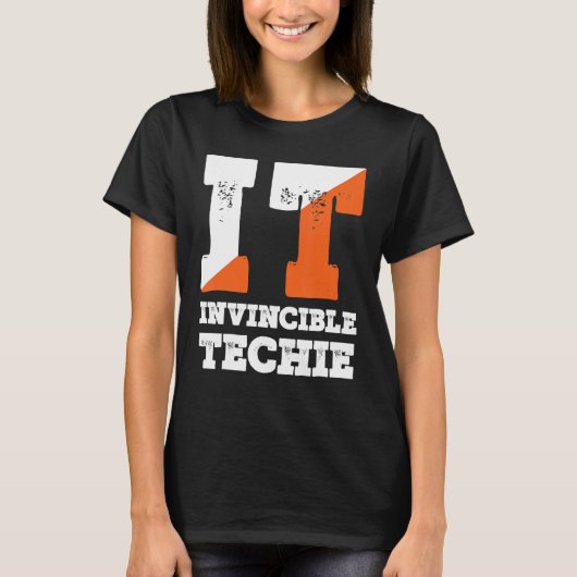 T-shirt Technologie invincible Programmeur Informatique Te (Devant)