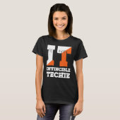T-shirt Technologie invincible Programmeur Informatique Te (Devant entier)