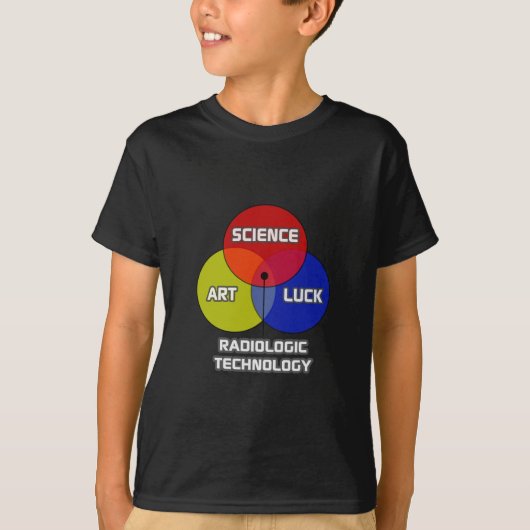 T-shirt Technologie radiologique .. Science Art Luck (Devant)