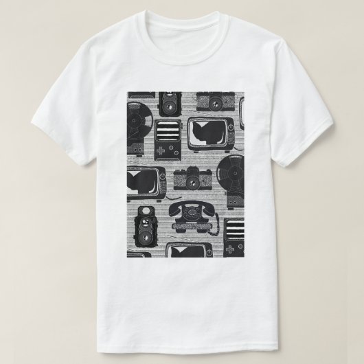 T-shirt Technologie rétro (Design devant)
