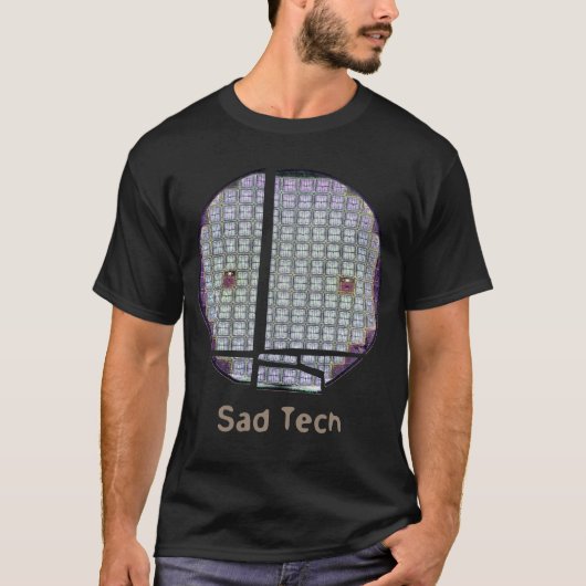 T-shirt Technologie triste (Devant)