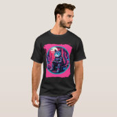 T-shirt Technologies Feline futuriste (Devant entier)