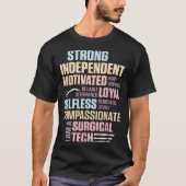 T-shirt Technologue chirurgical Rely Scrub Tech (Devant)