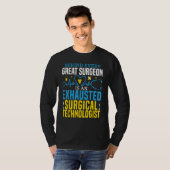 T-shirt Technologue chirurgical Surgery Tech Scrub (Devant entier)